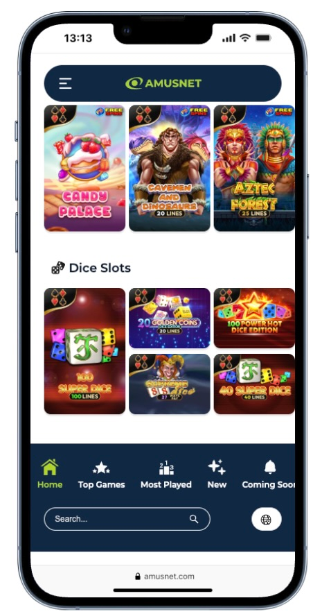 Popular slots from Amusnet