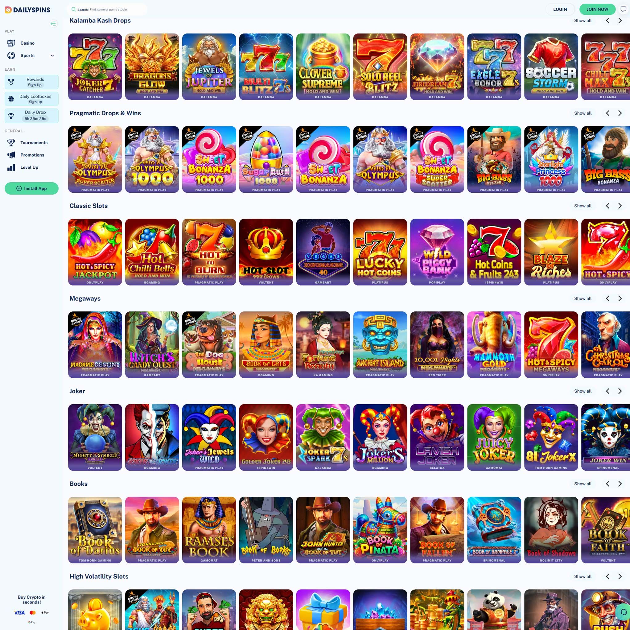 Dailyspins Casino review by Mr. Gamble