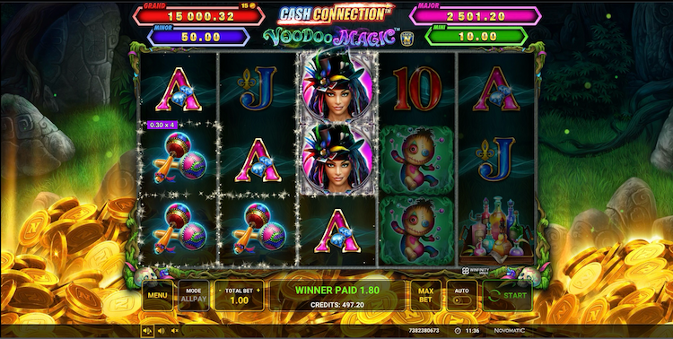 Novomatic slot game Voodoo Magic