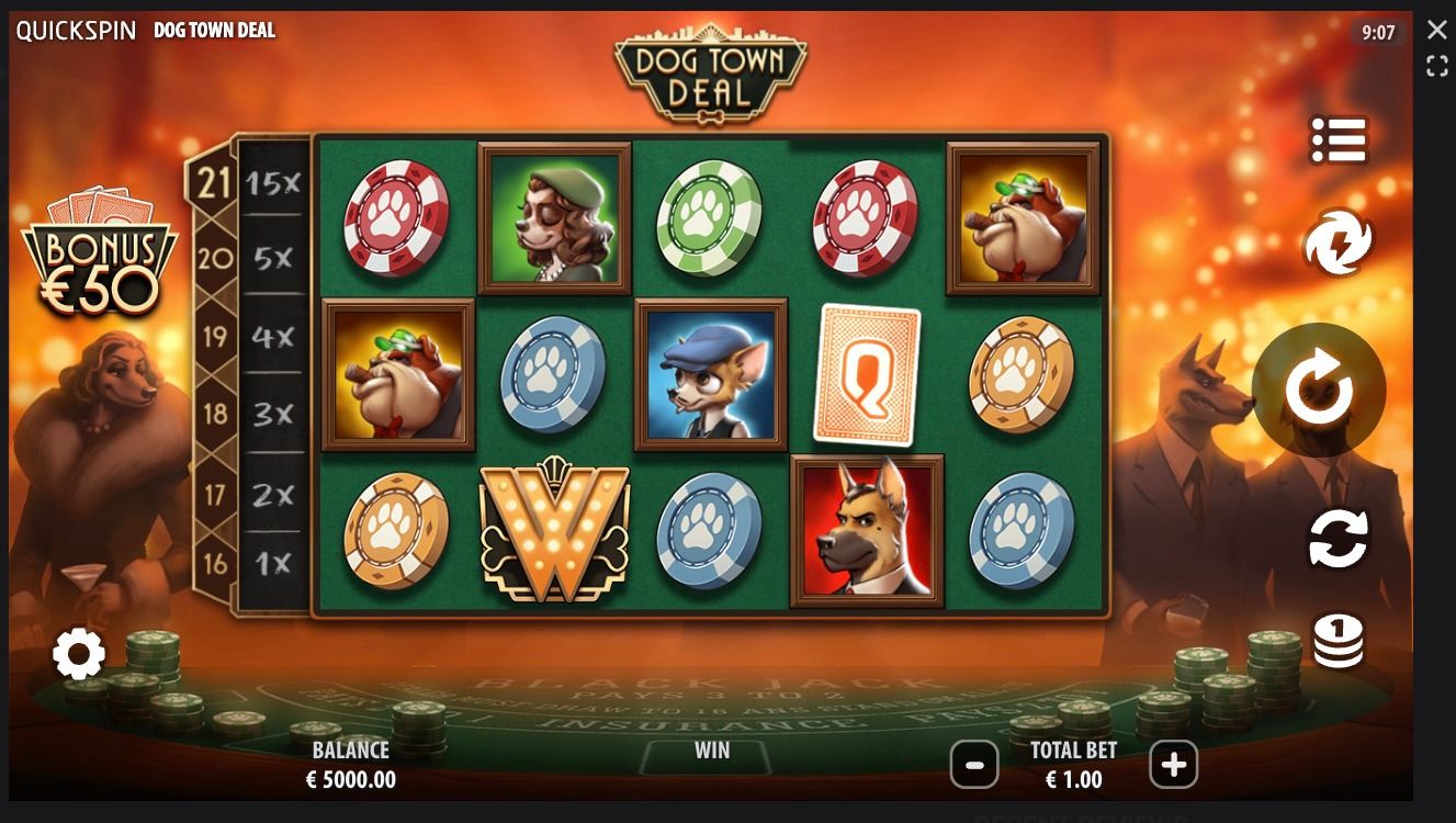 Dog Town Deal slot gameplay online