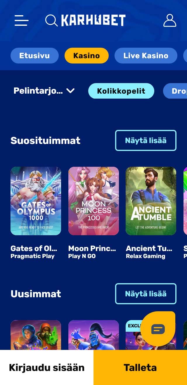 Karhubet arvostelu listaa kaikki bonukset saatavilla sinulle tänään