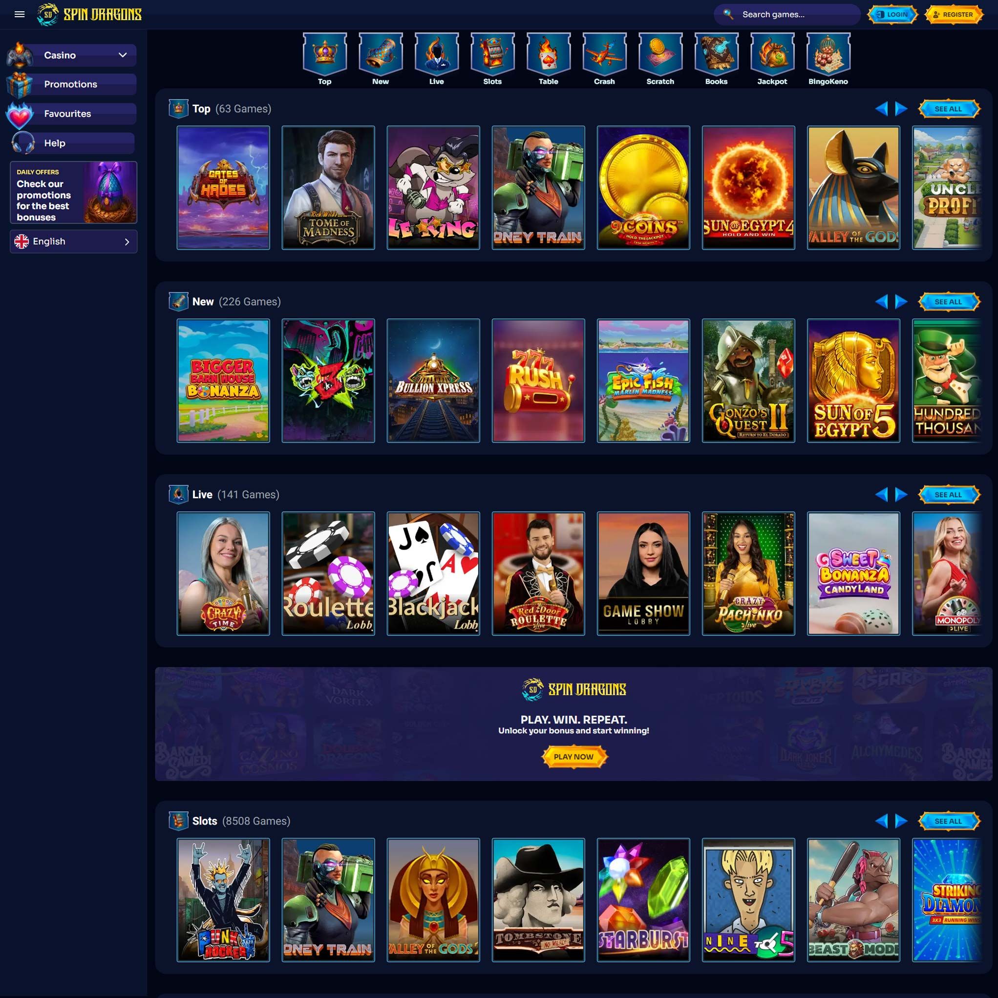 SpinDragons Casino review by Mr. Gamble