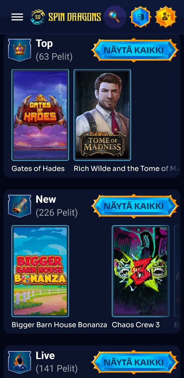 SpinDragons Casino arvostelu listaa kaikki bonukset saatavilla sinulle tänään