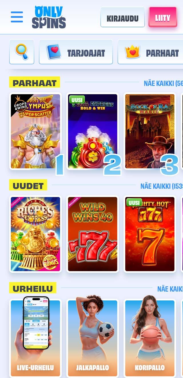 Onlyspins Casino arvostelu listaa kaikki bonukset saatavilla sinulle tänään