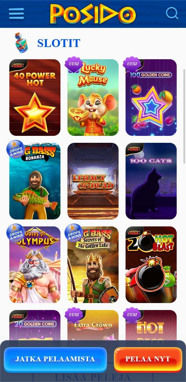 Posido Casino arvostelu listaa kaikki bonukset saatavilla sinulle tänään