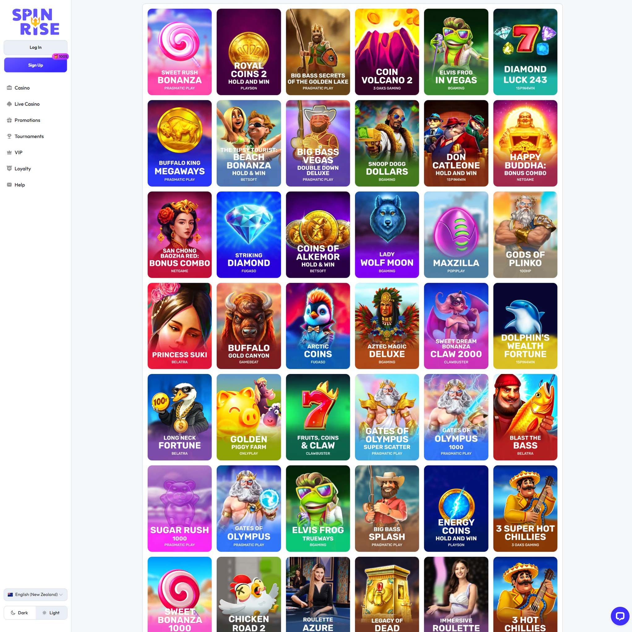 Spinrise Casino NZ review by Mr. Gamble