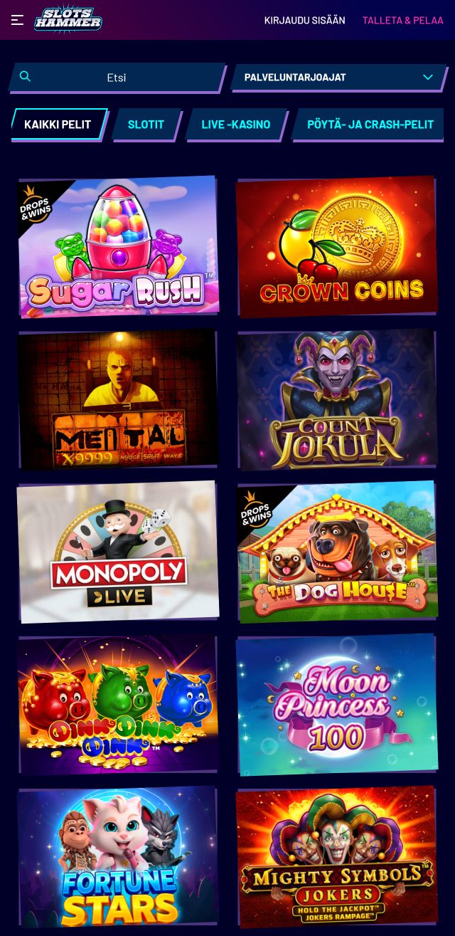 Slotshammer Casino tarkistettu ja todennettu hyödyksesi