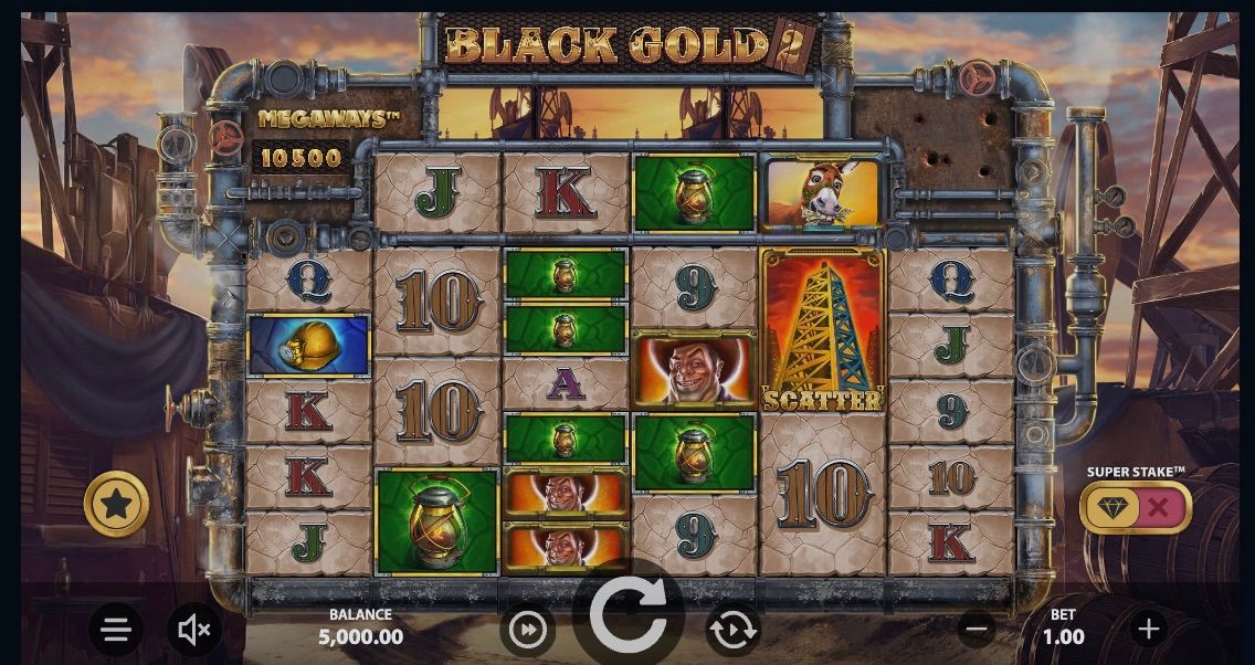 Best Megaways Slot Online by Stakelogic is Black Gold 2 Megaways