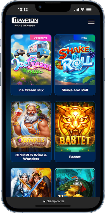 Play at slots Champion casinos