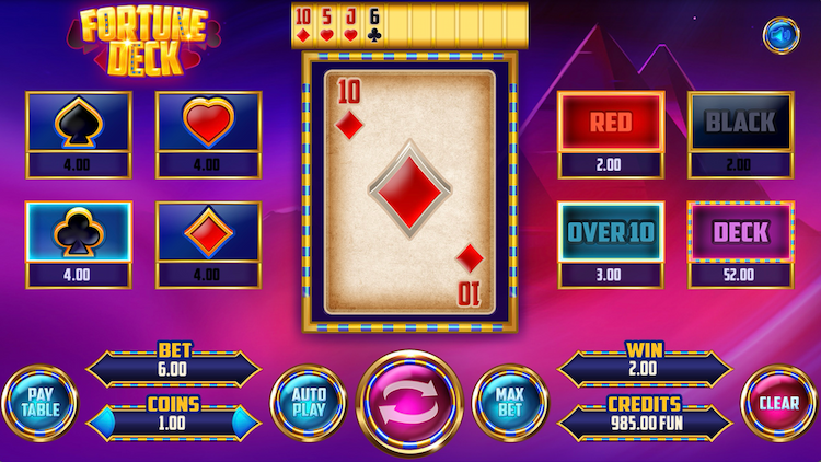 Felix Gaming Game Fortune Deck