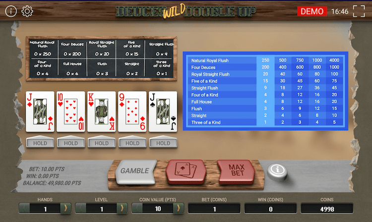 Expanse Studios Table Game Multihand Titan Video Poker