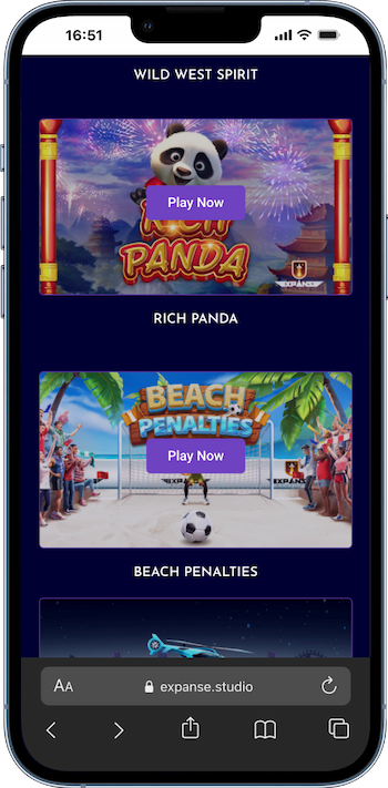 Expanse Studios casino sites