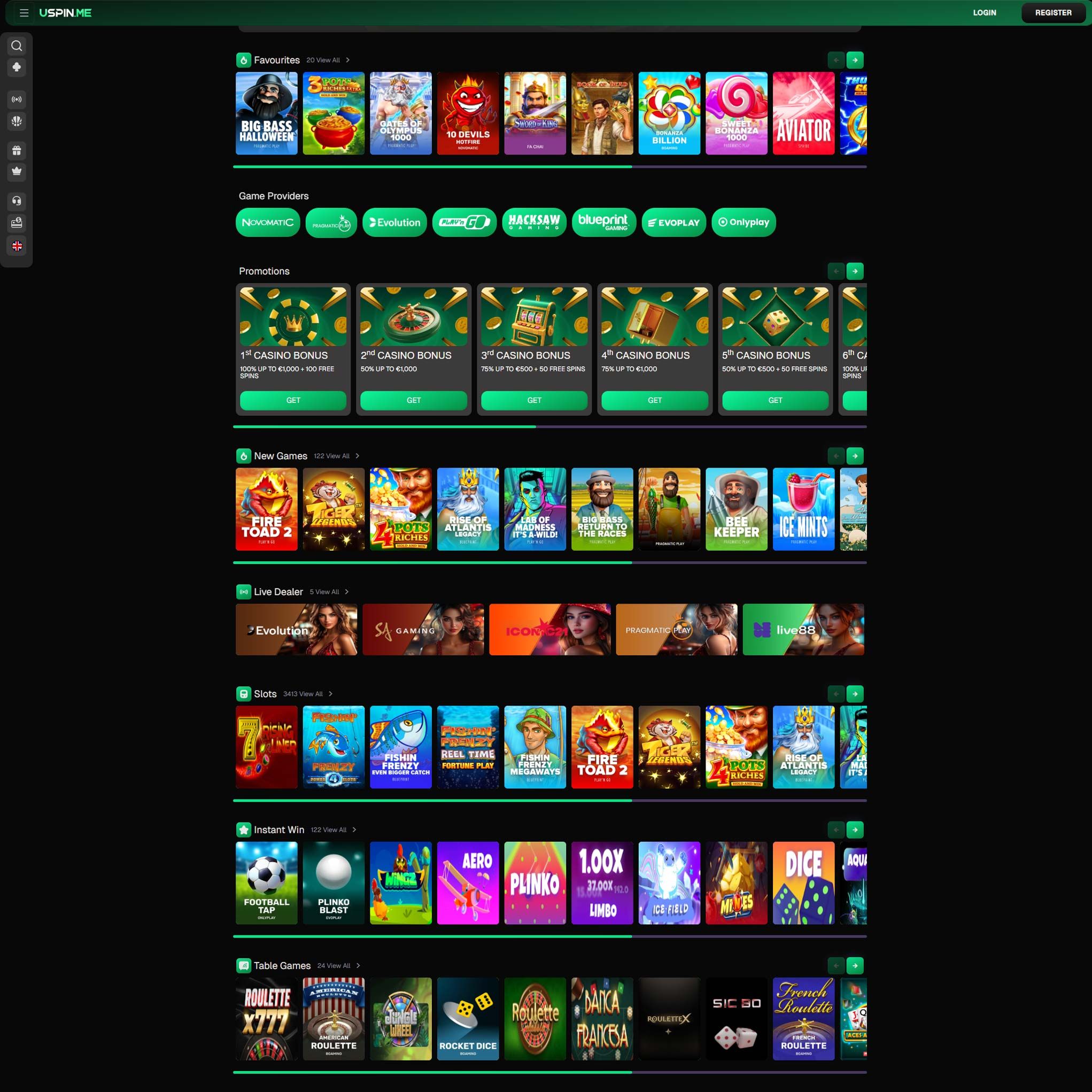 USpin Casino review by Mr. Gamble