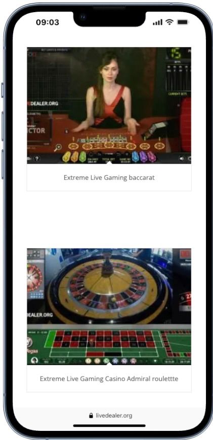 Extreme Live Gaming Casinos