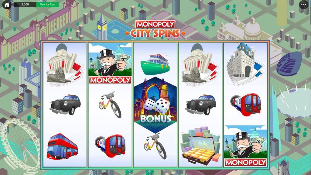 Gamesys Slot Monopoly City Spins