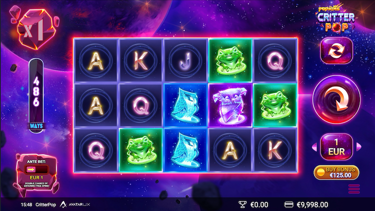 CritterPop Slot is the best online slot from AvatarUX