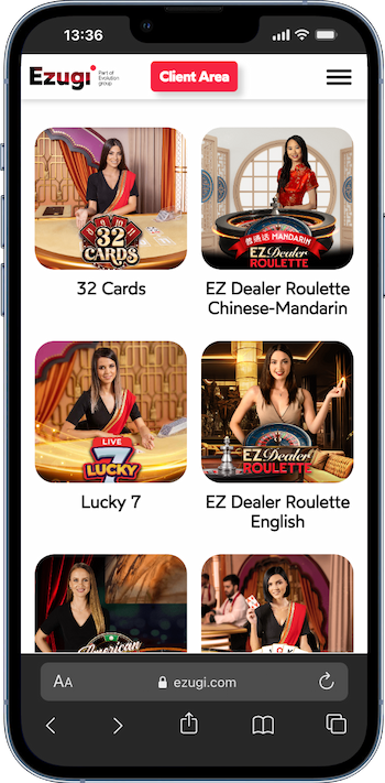 Best Ezugi Live Casino Games on Mobile Devices
