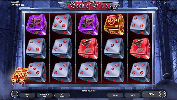 Book of Vlad Dice is the best online slot game by Endorphina