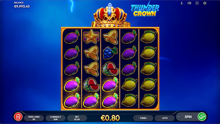 Thunder Crown Online Casino Slot by Endorphina