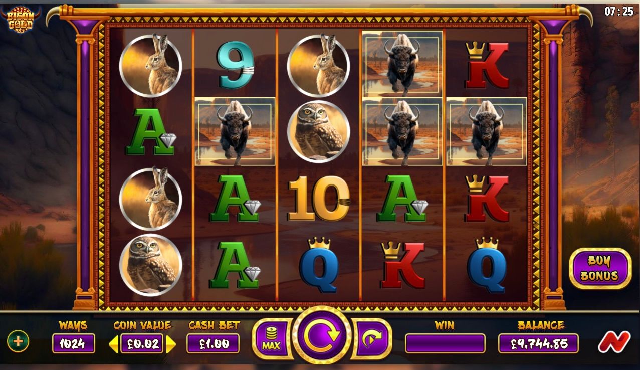 NetGaming Slot Bison Gold