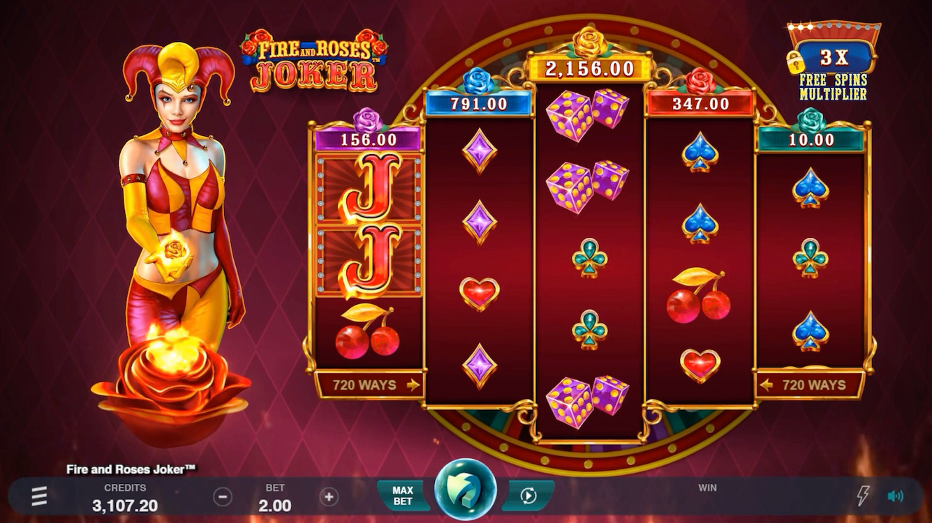  MahiGaming Slot Fire and Roses Joker, Triple Edge Studios