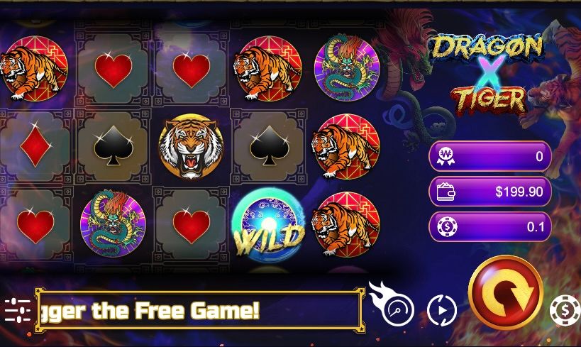 Manna Play Slot Dragon X Tiger