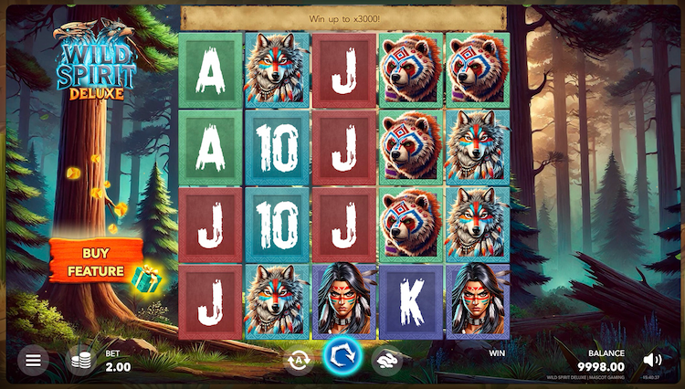 Mascot Gaming slot Wild Spirit Deluxe
