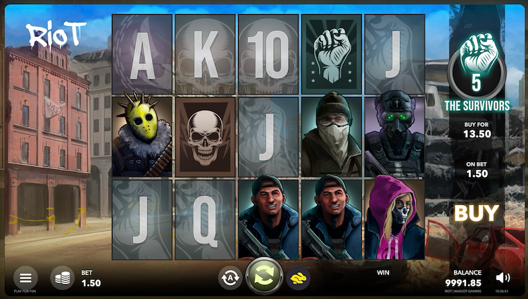 Mascot Gaming Slot Riot