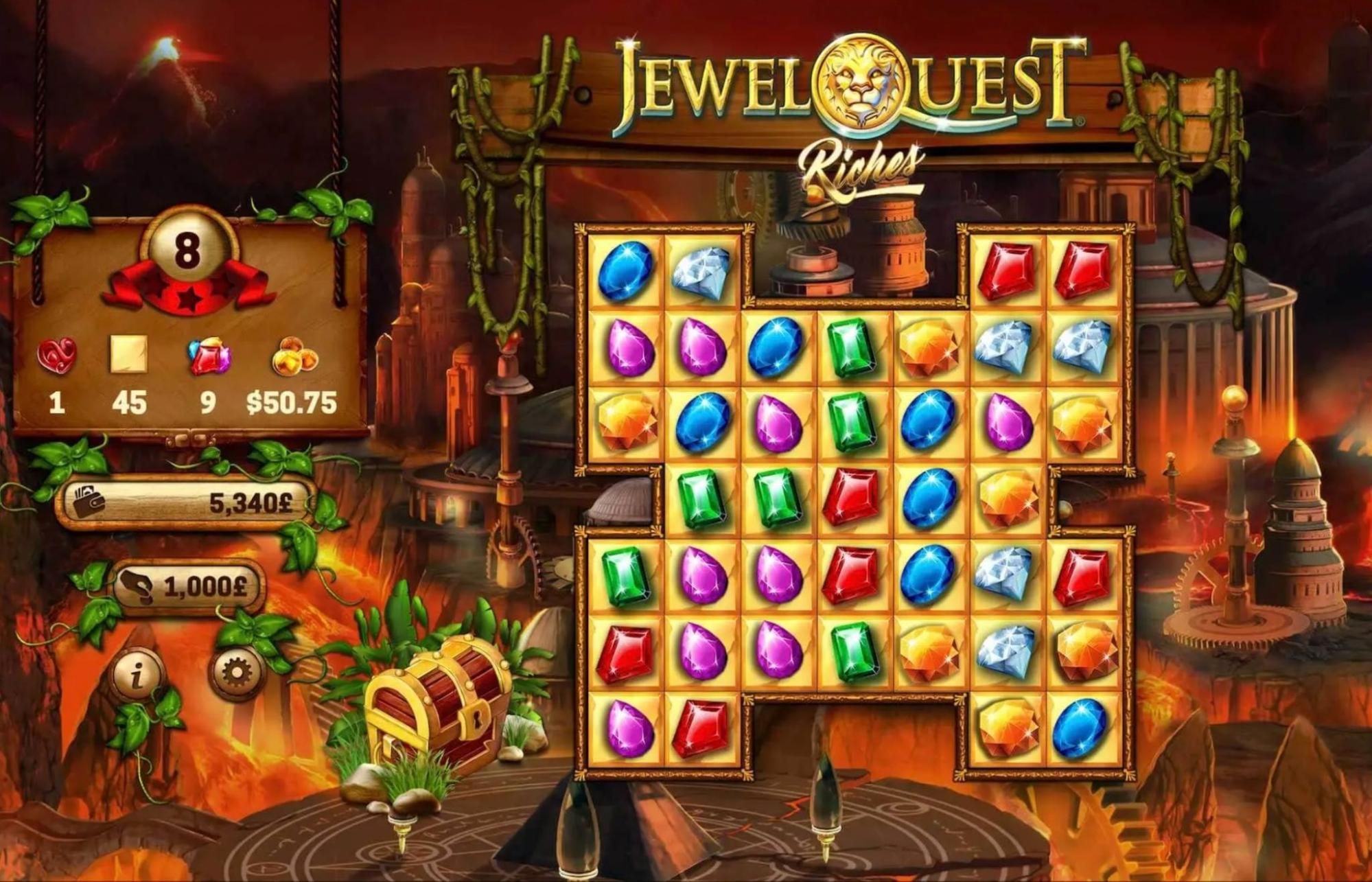 Old Skool Slot Jewel Quest Riches