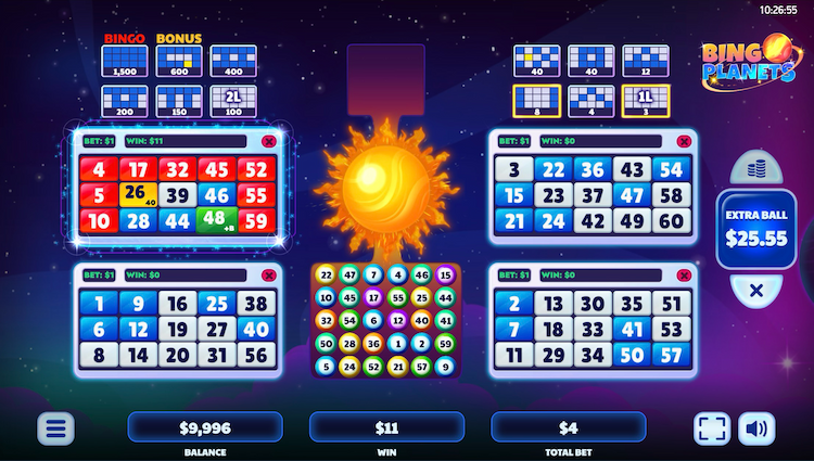 Platipus Gaming Bingo Planets