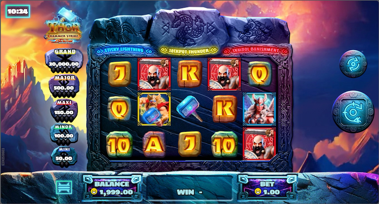 Rival Slot Thor Hammer Strike