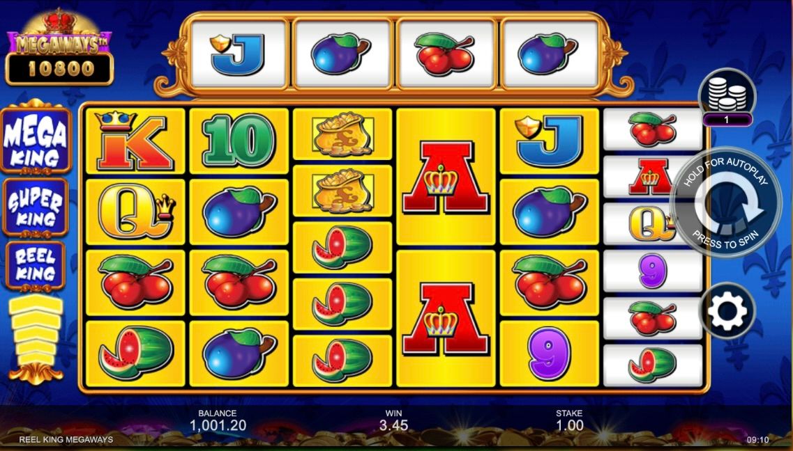 Online Slot Reel King Megaways from Inspired Gaming