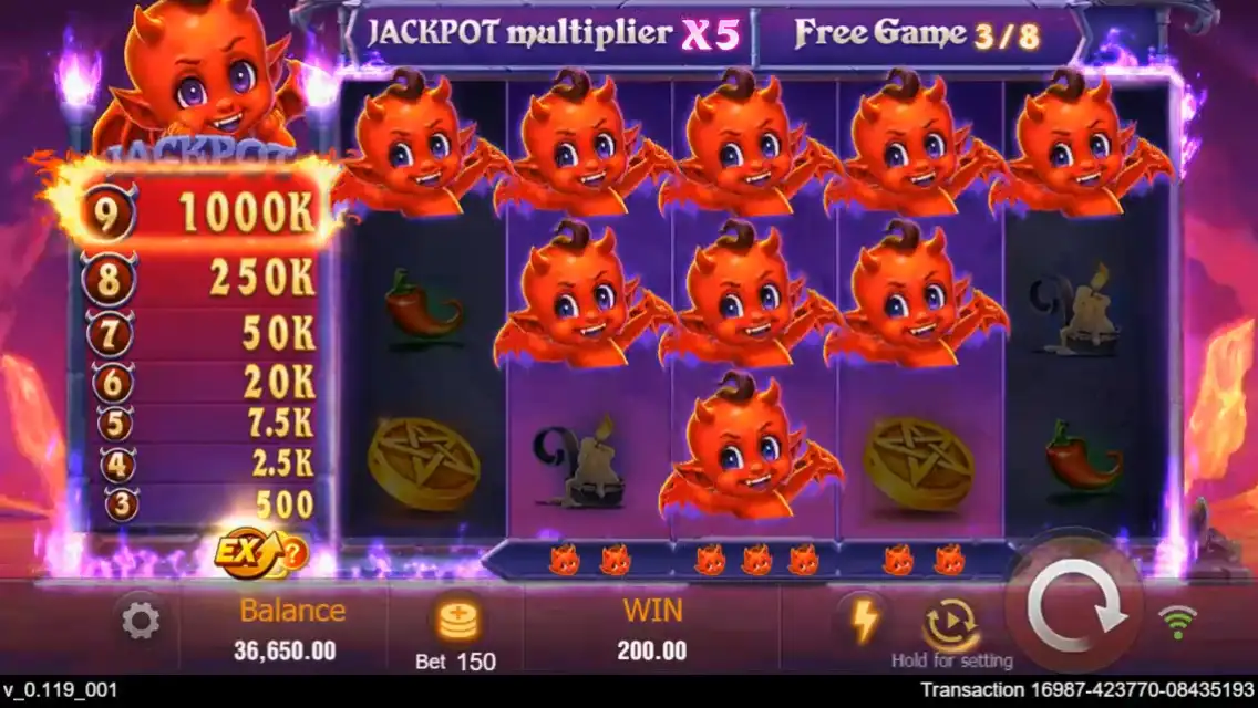 TaDa Gaming Slot Devil Fire