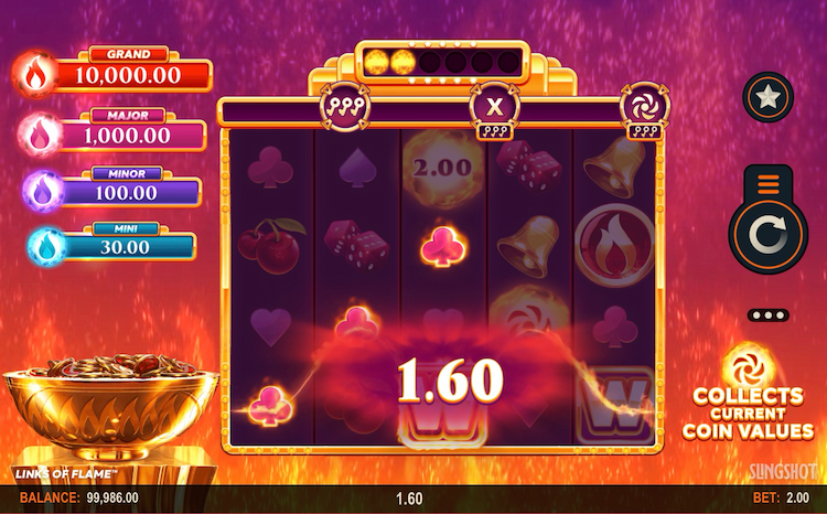 Slingshot Studios Slot Links of Flame