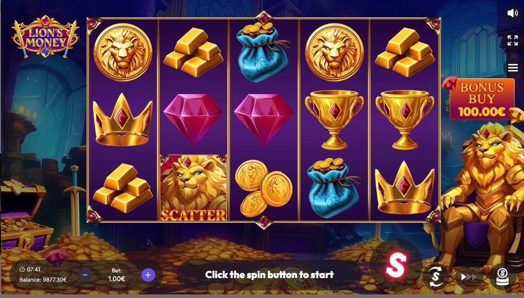 SuperLottoTV Slot Lion’s Money