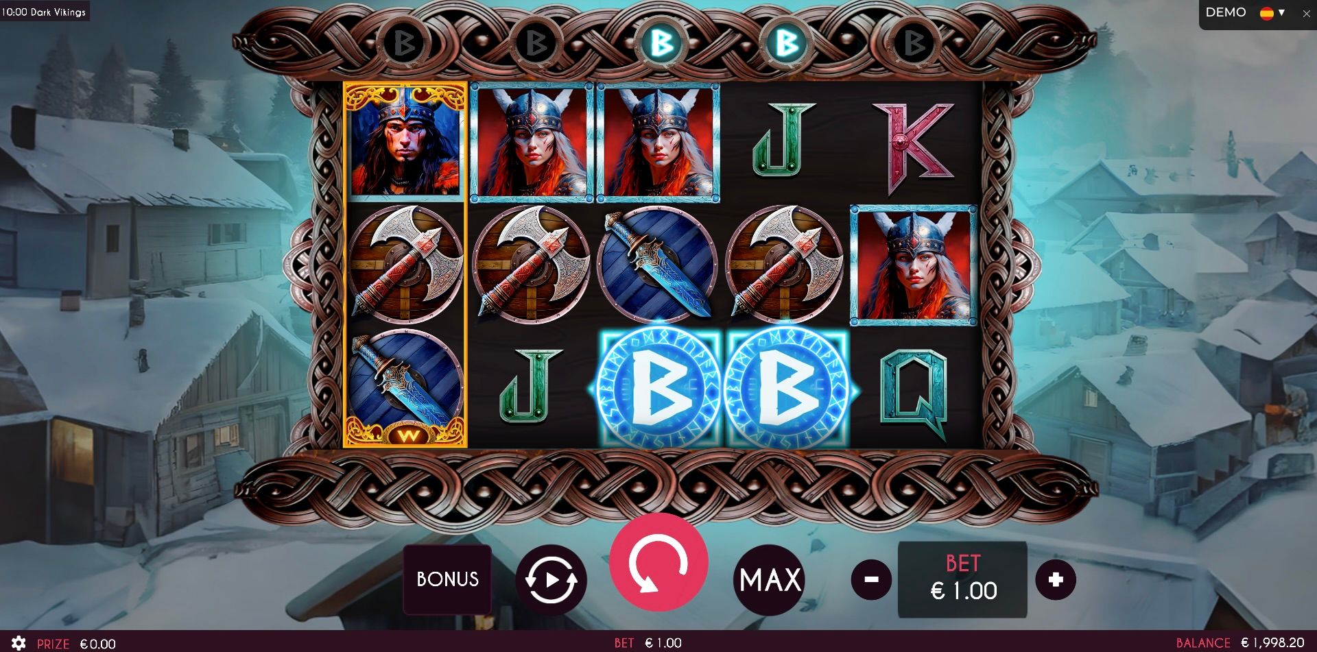 Triple Cherry Slot Dark Vikings