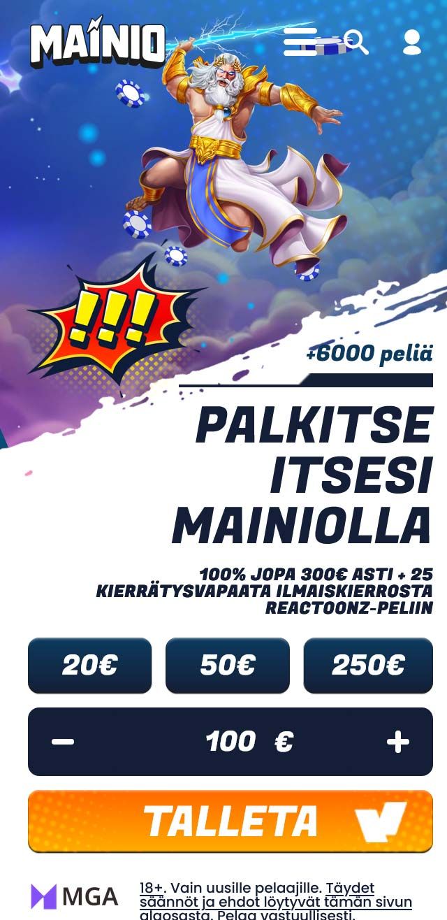 Mainiokasino arvostelu listaa kaikki bonukset saatavilla sinulle tänään