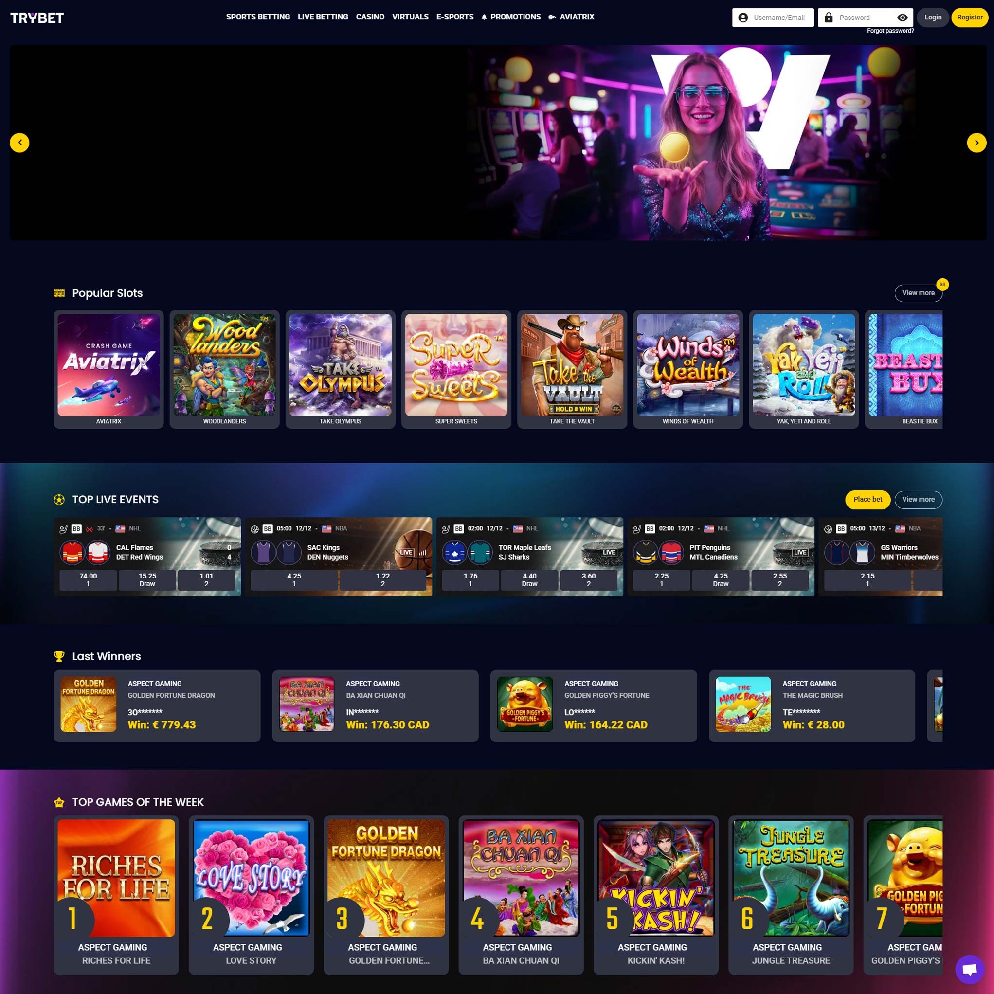 Trybet Casino review by Mr. Gamble