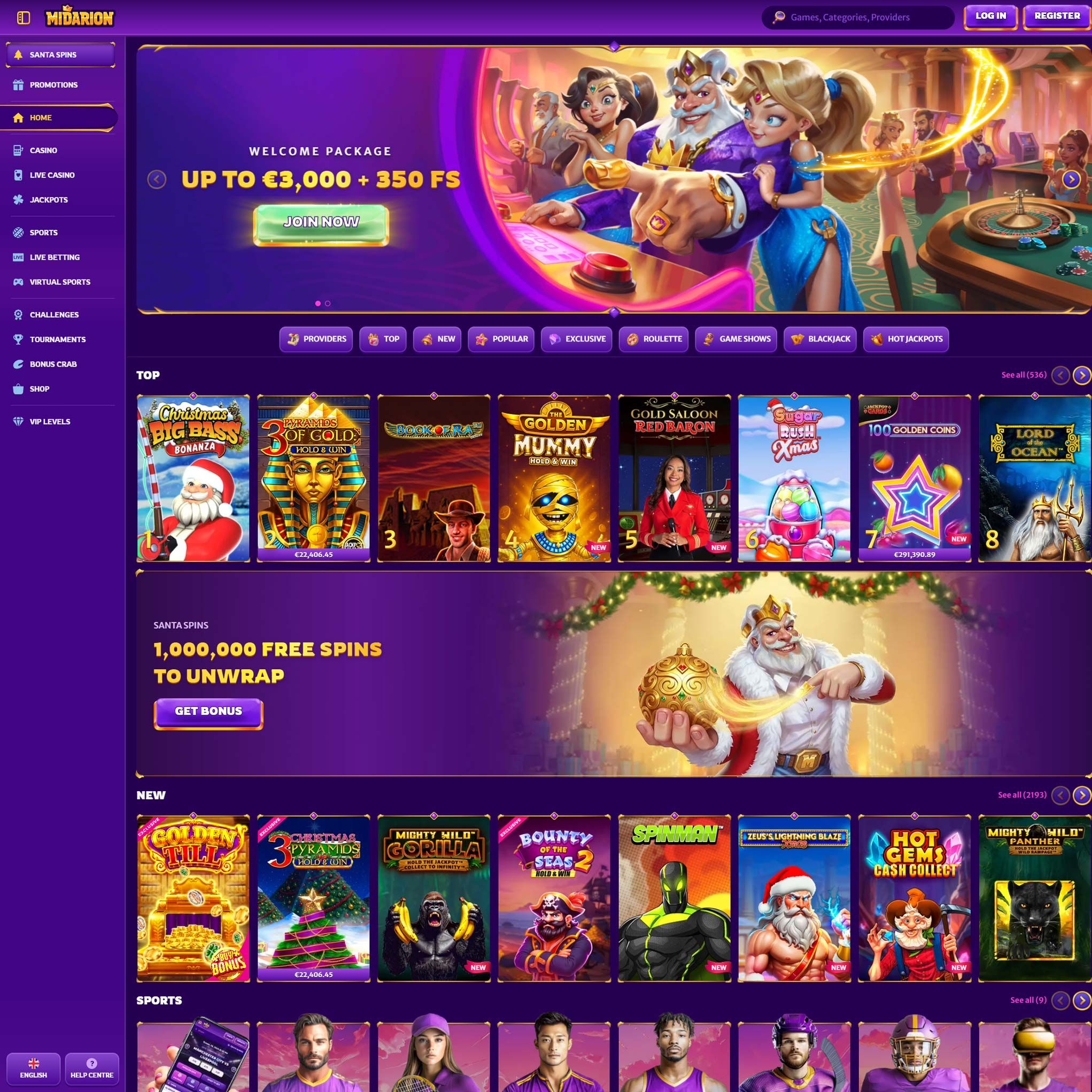 Midarion Casino review by Mr. Gamble