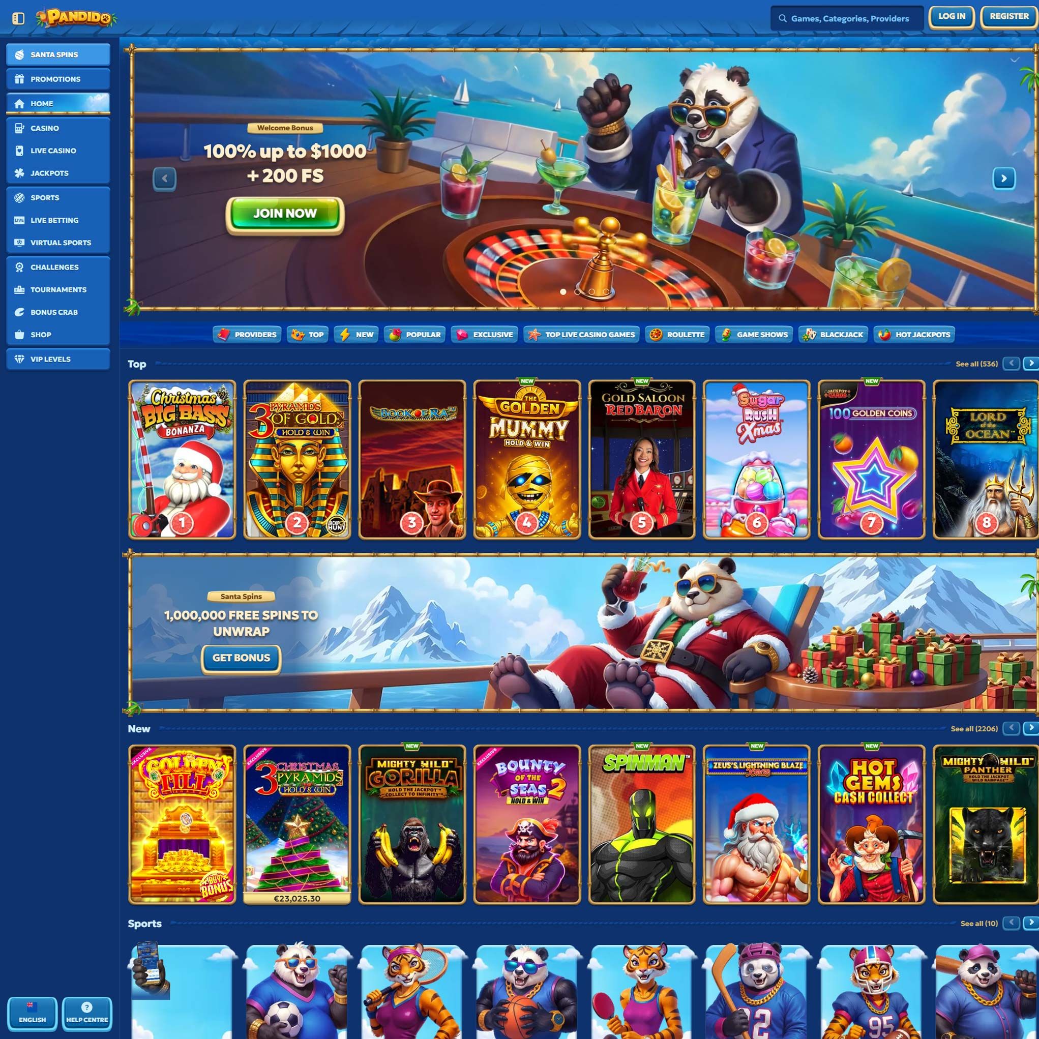 Pandido Casino NZ review by Mr. Gamble