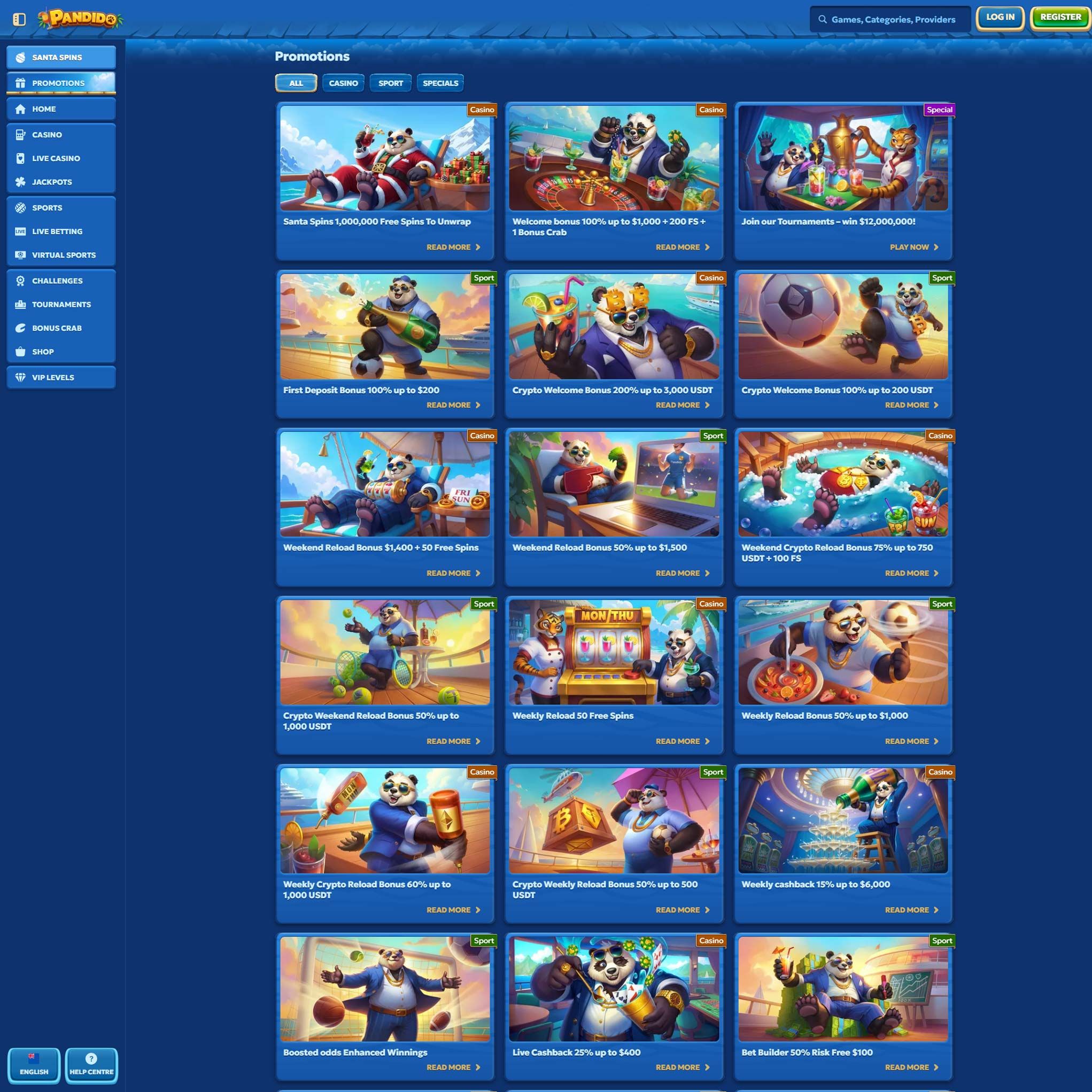 Play casino online at Pandido Casino to win real cash winnings - an online casino real money site! Compare all to find the best online casino New Zeeland.