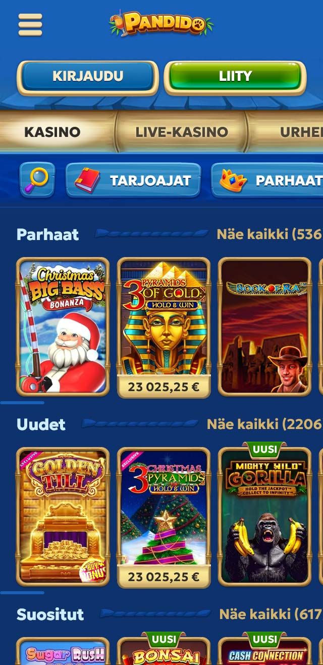 Pandido Casino tarkistettu ja todennettu hyödyksesi
