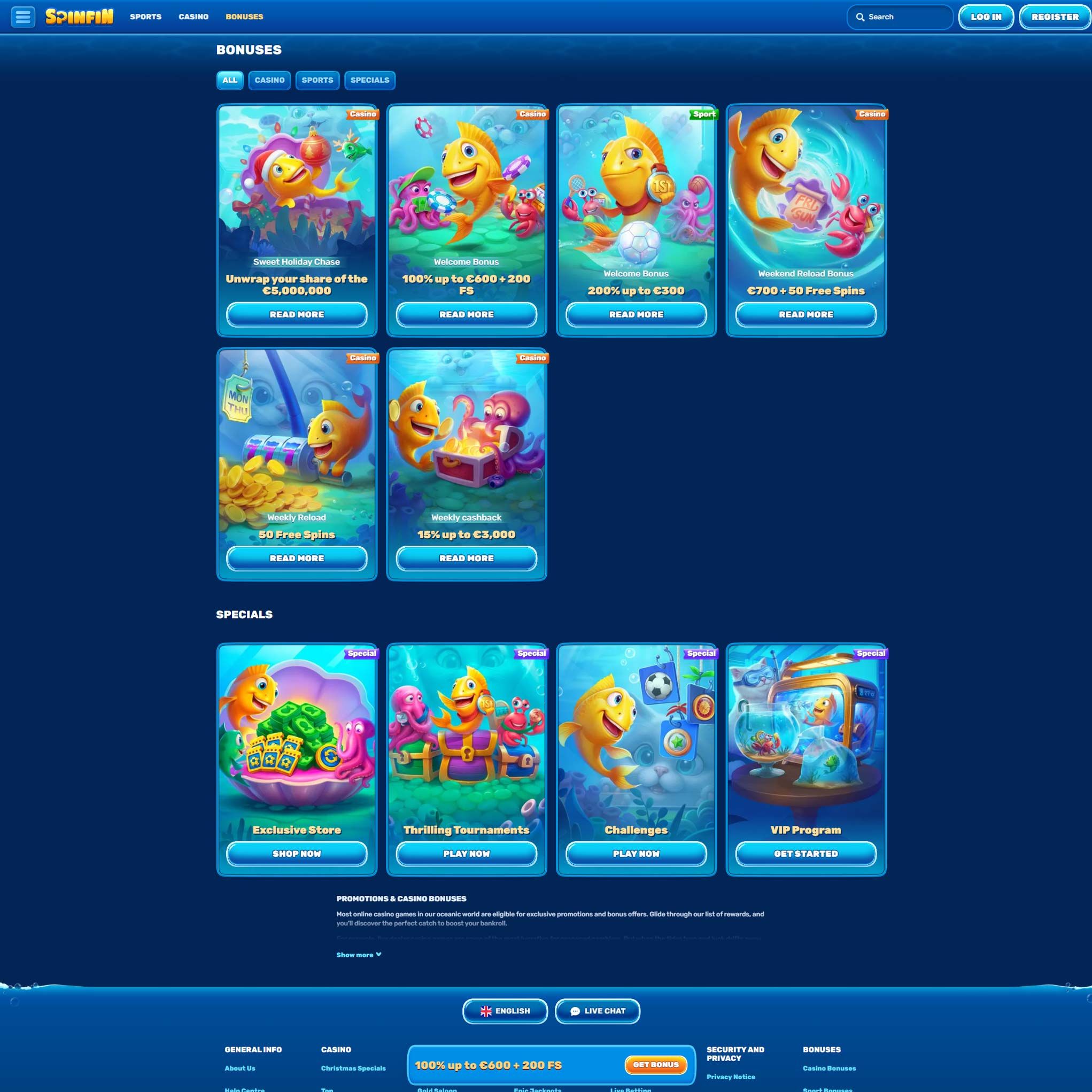 Play casino online at SpinFin Casino to score some real cash winnings - an online casino real money site! Compare all online casinos at Mr. Gamble.