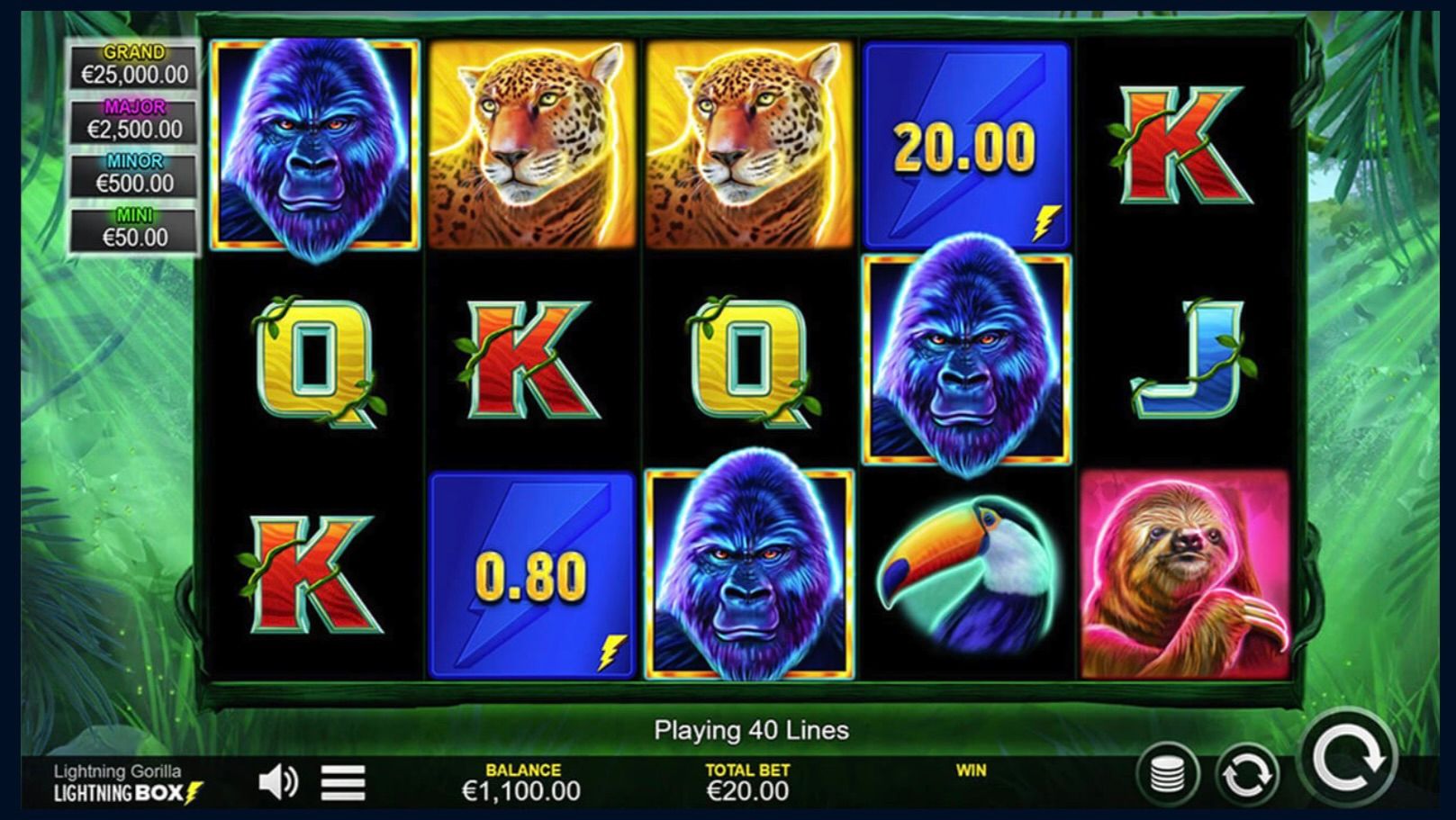 Best Slot by Lightning Box is Lightning Gorilla