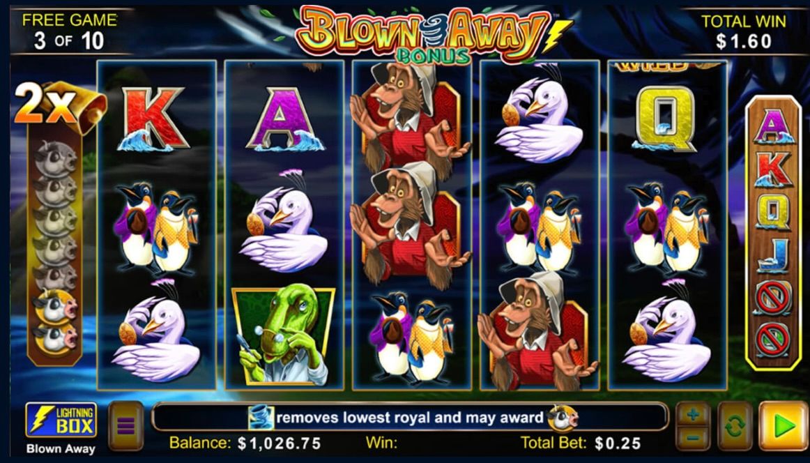 Blown Away is a top online slot by Lightning Box