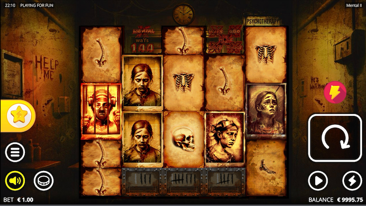 Mental 2 is a horror theme slot by Nolimit City
