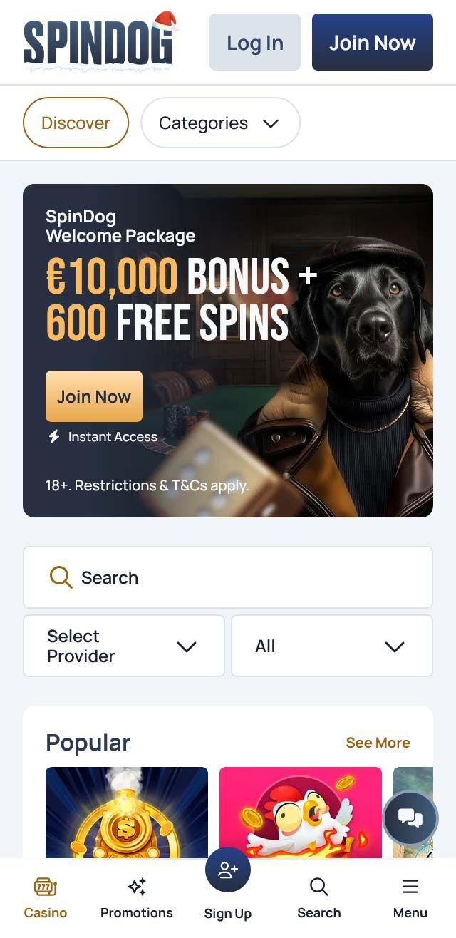 Spin Dog Casino - checked and verified for your benefit