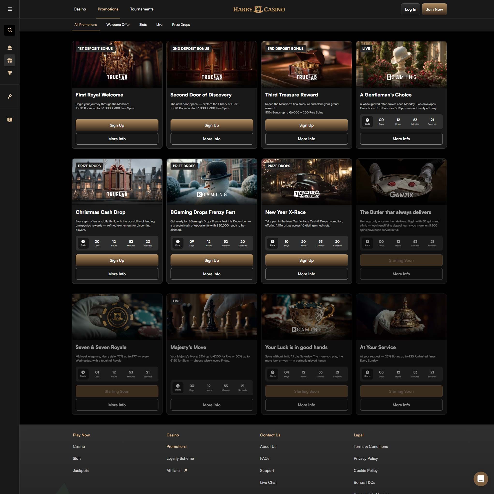 Play casino online at Harry Casino to score some real cash winnings - an online casino real money site! Compare all online casinos at Mr. Gamble.