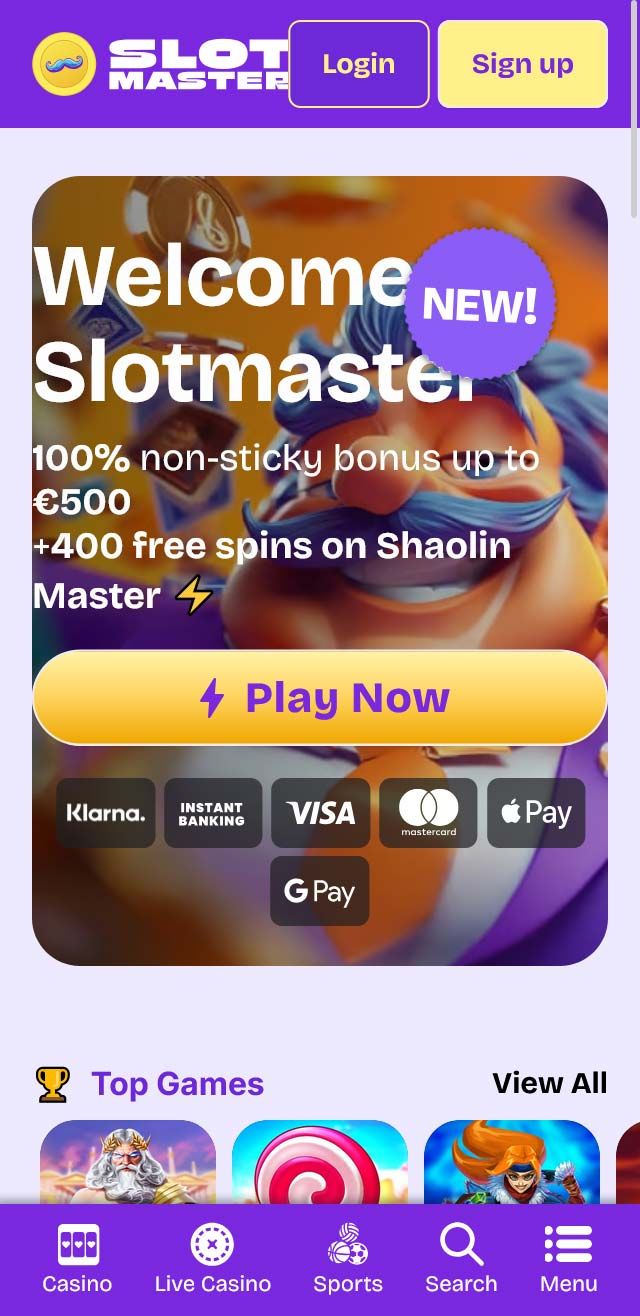 SlotMaster Casino review lists all the bonuses available for you today