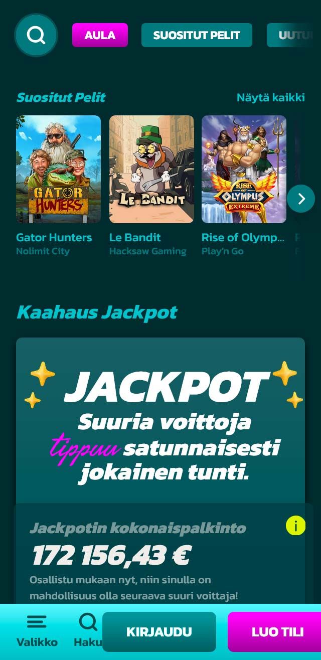 Kaahaus Casino full games catalogue